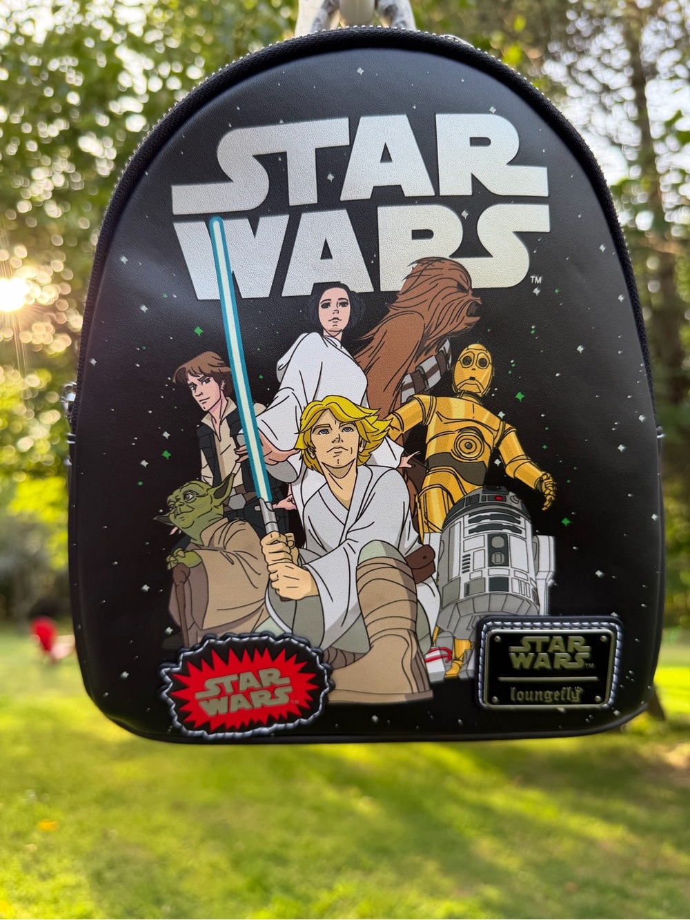 Loungefly Star Wars Classic Characters Disney Parks Mini Backpack NWT